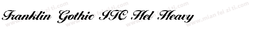 Franklin Gothic ITC Hel Heavy Regul字体转换